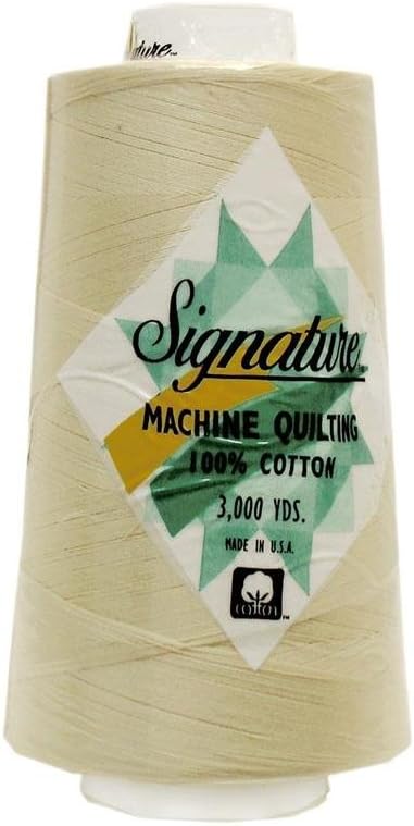 Signature Thread Signature Ctn 3000yd 100% Cotton Quilt Thread 3000 Sand Dollar