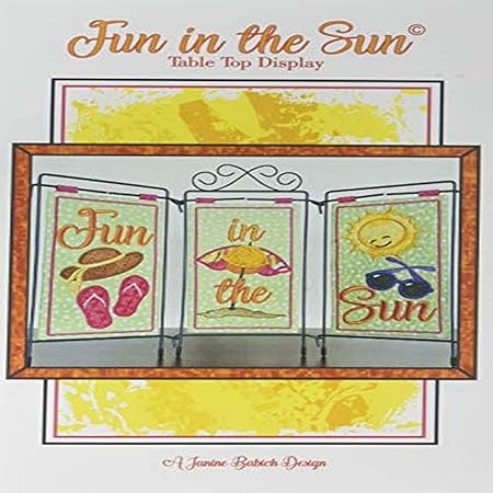 Janine Babich Designs Fun In The Sun Table Top Display pattern