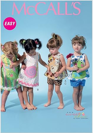 McCall's Patterns M6541 Infants' Top/Dress/Shorts and Applique and Eacutes