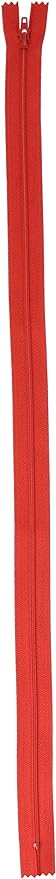 Coats Thread & Zippers All-Purpose Plastic Zipper, 7-Inch, Atom Red