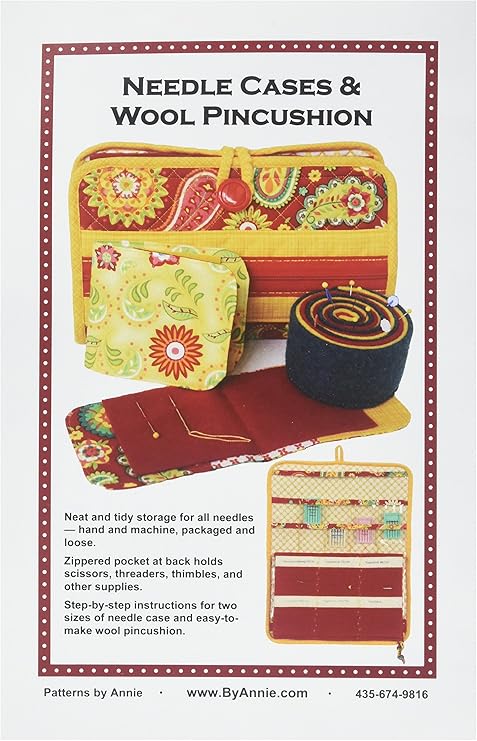 Patterns ByAnnie Needle Case & Wool Pincushion Pattern