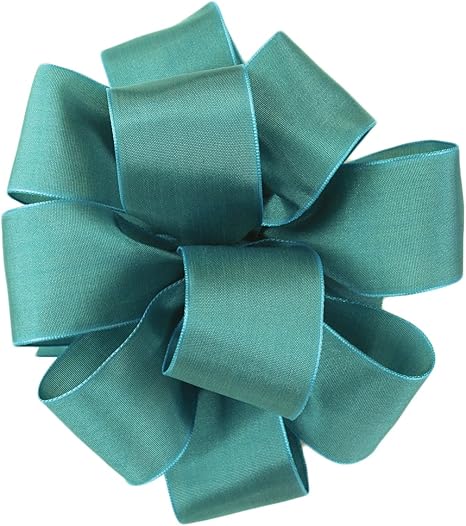 Offray Wired Edge Gelato Craft Ribbon, 1-1/2-Inch Wide by 25-Yard Spool, Turquoise