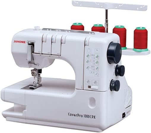 Janome Cover Pro 1000CPX Cover Stitch Machine with 3-Piece Accessories