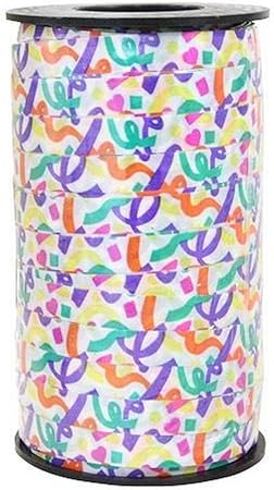 Berwick Offray 3800642 Printed Curl Confetti Fashion Ribbon