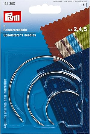 Prym Upholsterers, 2-5, 3 pc Hand Needles, Silver