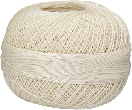 Handy Hands 210-Yard Lizbeth Cotton Thread, 25gm, Cream