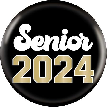 The Senior 2024 Black Buttons - 2