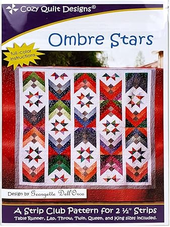 Cozy Quilt Designs Ombre Stars Pattern