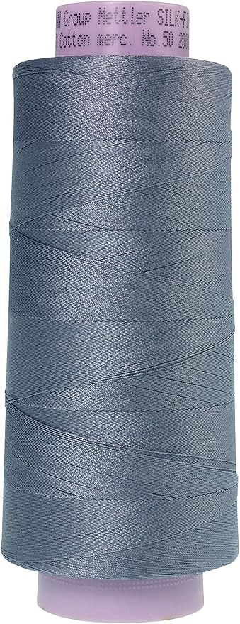 Mettler Silk-Finish Cotton Thread, 2000 yd/1829m, Flint Stone