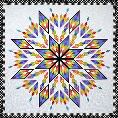 Quiltworx Confetti Cake Pattern, White