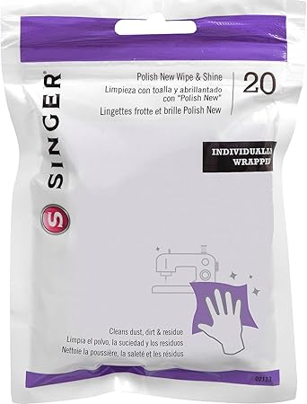 SINGER Shine Sewing Machine Cleaning Wipes