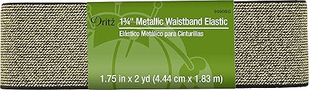 Dritz Notions Elastic WBMetallic 1 3/4