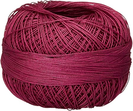 Lizbeth Size 80 HH80 Cotton Thread 184 yds 10 Grams, English Rose Dk