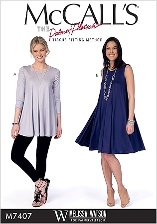 McCall Patterns Misses' Top and Dress