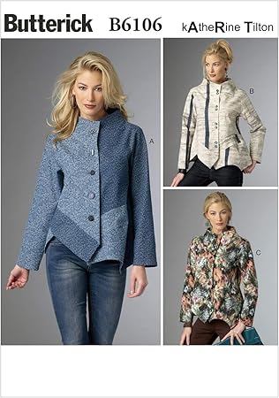 Butterick Patterns B6106 Misses' Jacket, Size Y