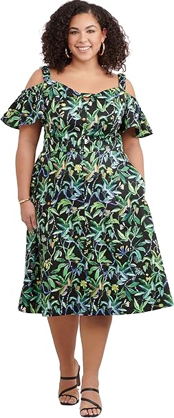 Simplicity Women's Sweetheart Neckline Dress Sewing Pattern Packet, Design Code S9919, Sizes 30W-32W-34W-36W-38W, Multicolor