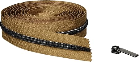 Sallie Tomato Yard Zipper, Natural/Black