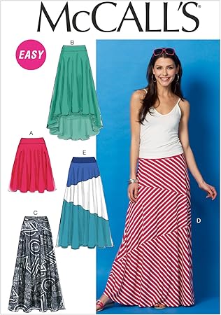 McCall Pattern Company M6966 Misses' Skirts, Size Y 