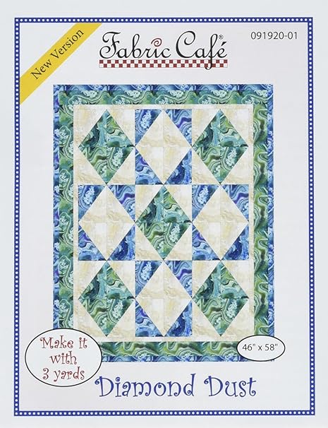 Fabric Cafe Diamond Dust Pattern, Multi