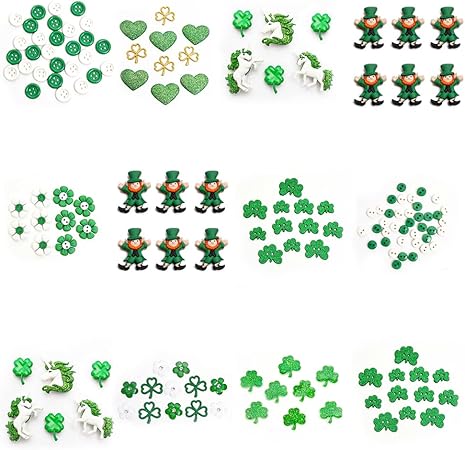 Dress it Up Buttons St Patrick's Day 12314-12 Pack Bundle