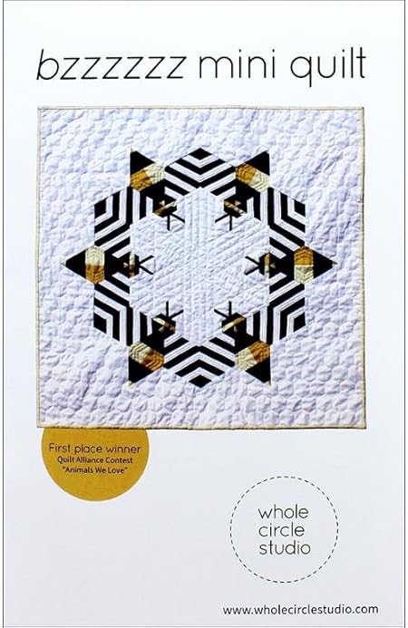 Bzzzzzz Mini Quilt Ptrn, Twin