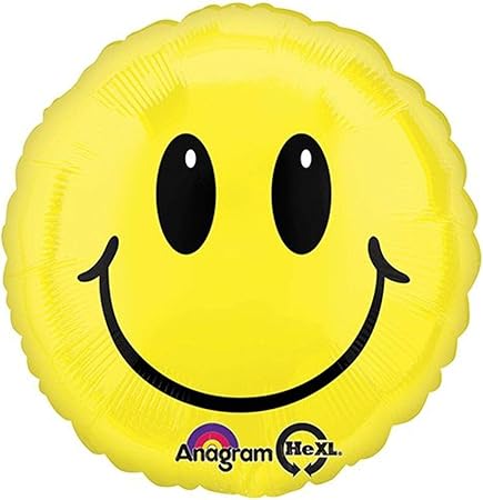 Anagram Smile Foil Balloon, 18