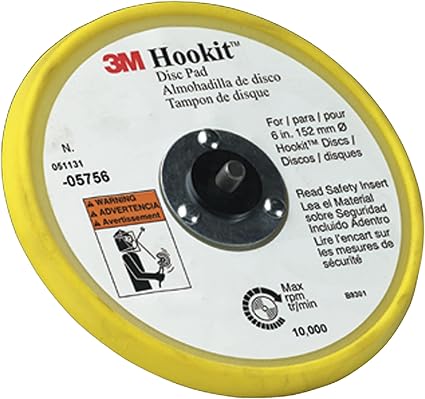 3M Hookit Low Profile Disc Pad, 05756, 6 Inch