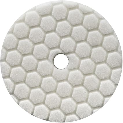 Chemical Guys BUFX114HEX5 Hex-Logic Quantum Light-Medium Polishing Pad, White (5.5 Inch Fits 5 Inch Backing Plate)