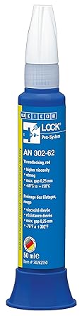 WEICONLOCK an 302-62 1.69 oz (50 ml) / Threadlocking for Threads, Screws, Nuts