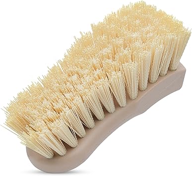 Nanoskin 6-Inch Heavy-Duty Professional Interior & Upholstery Cleaning Brush for Car Care - Durable Polypropylene Bristles for Auto Detailing, Grime Removal | Ergonomic Design for Hard-to-Reach Areas