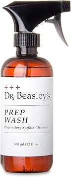 Dr. Beasley's Prep Wash 12 oz - Cleans Surface To Expose Defects, Waterless Formula For Classic Cars, Easy, Slick Wipe-Off, Prepares Surface For Correction & Protection