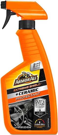 Armor All Extreme Shield Interior Car Cleaner Protectant Spray, 16 Fl Oz (Pack of 1) | UV Protection Against Cracking and Fading