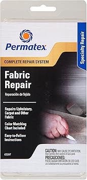 Permatex 25247 Fabric Repair Kit, Single Unit, Gel