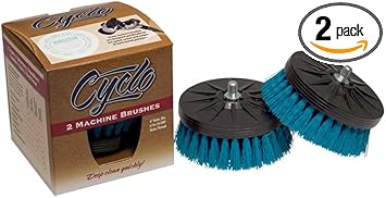 Cyclo (76-830x2-2PK) Shampoo Brush with Aqua Soft Bristles, (Pack of 2)