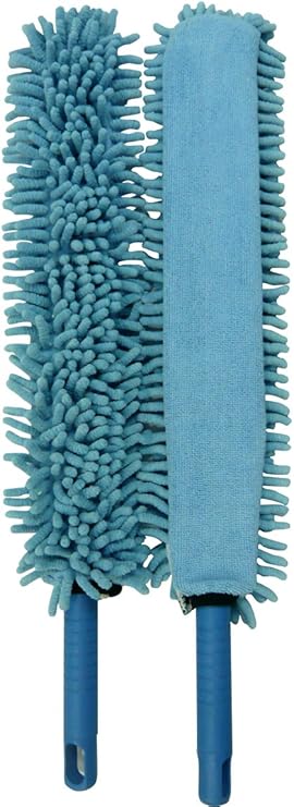 Zwipes 772 Microfiber Chenille Flexible Duster with Pole