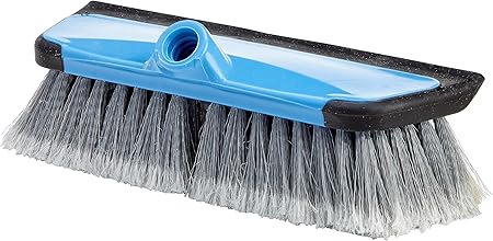 Dicor CP-SB10SQE Soft Bristle Exterior Wash Brush with Squeegee for Exterior RV Roof Cleaning and Maintenance