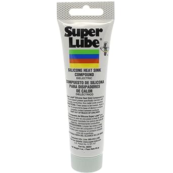 Super Lube 98003 Silicone Heat Sink, 3 oz Tube, White