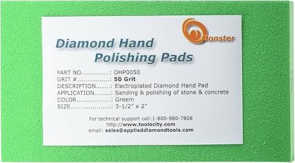 Monster DHP0050 Monster Diamond Hand Polishing Pads for Stone