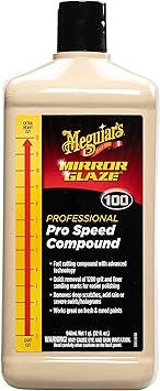 Meguiar’s Pro Speed Compound M10032 - Fast-Cutting Compound for Heavy Scratch and Swirl Removal - Professional Car Polish - Compound that Removes up to 1200 Grit Sanding Marks, 32 Oz