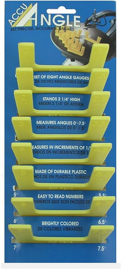 Big Horn 27130 Angle Gauges, Set of 8