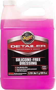 Meguiar’s Professional Silicone Free Dressing D16101 - High Performance Dressing, Ideal as a Tire shine and Exterior Trim Care for a Deep, Glossy Shine that’s Body Shop Safe, 128 Oz, 1 Gal