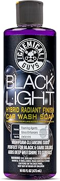 Chemical Guys Black Light Foaming Car Wash Soap, 16 fl oz (Pack of 1) | Black Cherry | Cars, Trucks, Motorcycles, RVs & More | Foam Cannons, Foam Guns or Bucket Washes