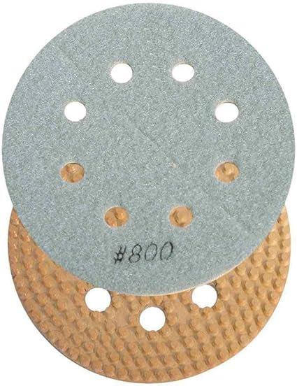 BRTD6800 6 Inch 800 Grit Thin Dry Pad for Orbital Sanders