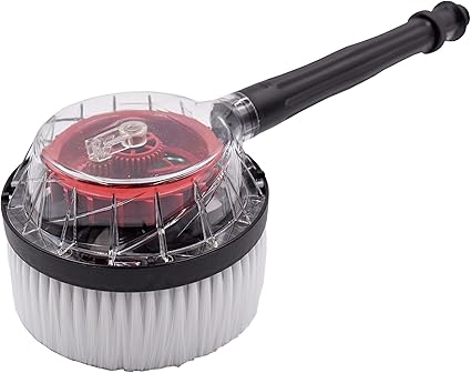 AR Blue Clean PW909203K Universal Rotary Brush, with Bayonet Transfer Adapter, Black