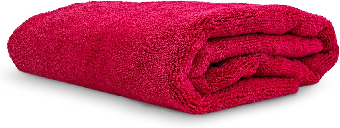 Chemical Guys MIC_723 Microfiber Towel (Red, 25