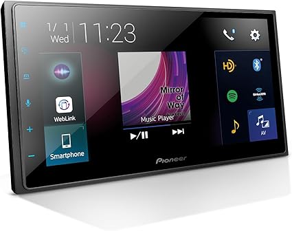 Pioneer DMH-2660NEX Digital Multimedia Receiver, with Apple CarPlay, Android Auto , Amazon Alexa via the Pioneer Vozsis App, Bluetooth and Backup Camera Compatibility, 6.8” Capacitive Touchscreen