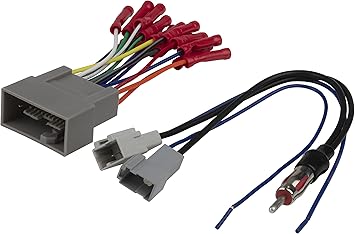 SCOSCHE HA1AA2B Compatible with Select 2008-Up Honda Vehicles Wire Harness & Antenna Adapter Bundle