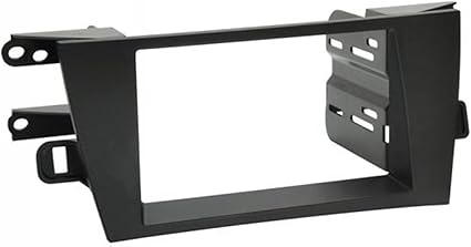 Scosche TA2105B Compatible with 2010-15 Toyota Prius ISO Double DIN & DIN+Pocket Dash Kit Black