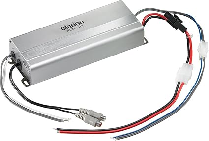 Clarion XC2110 400w Peak Ultra Compact Monoblock XC Series Micro Class D Marine Amplifier,Black