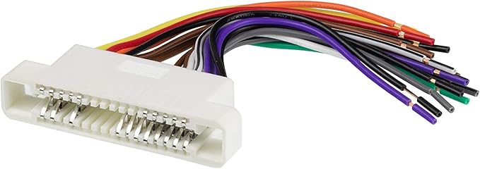 Scosche GM07B Compatible with 2000-05 GM Ribbon Style Connector/Wire Harness for Aftermarket Stereo Installation with Color Coded Wires